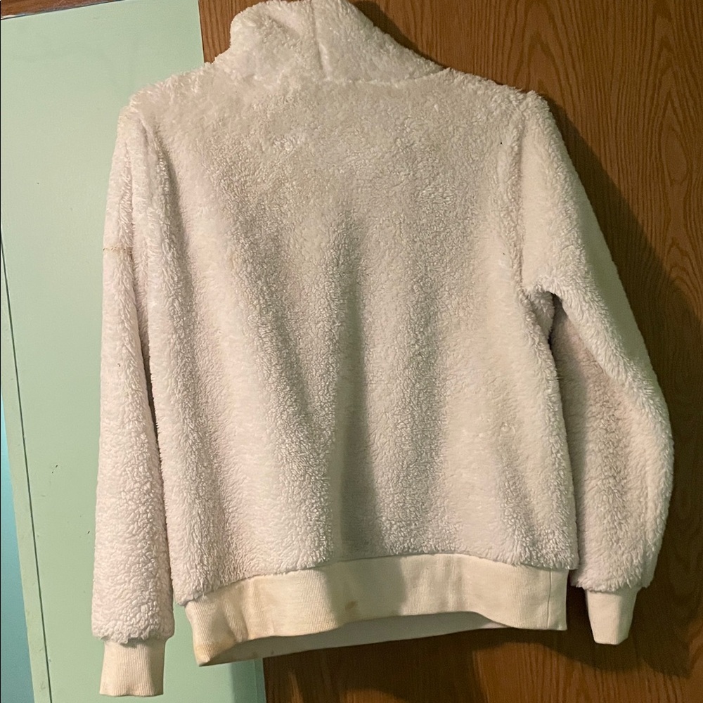 Cozy white sweater